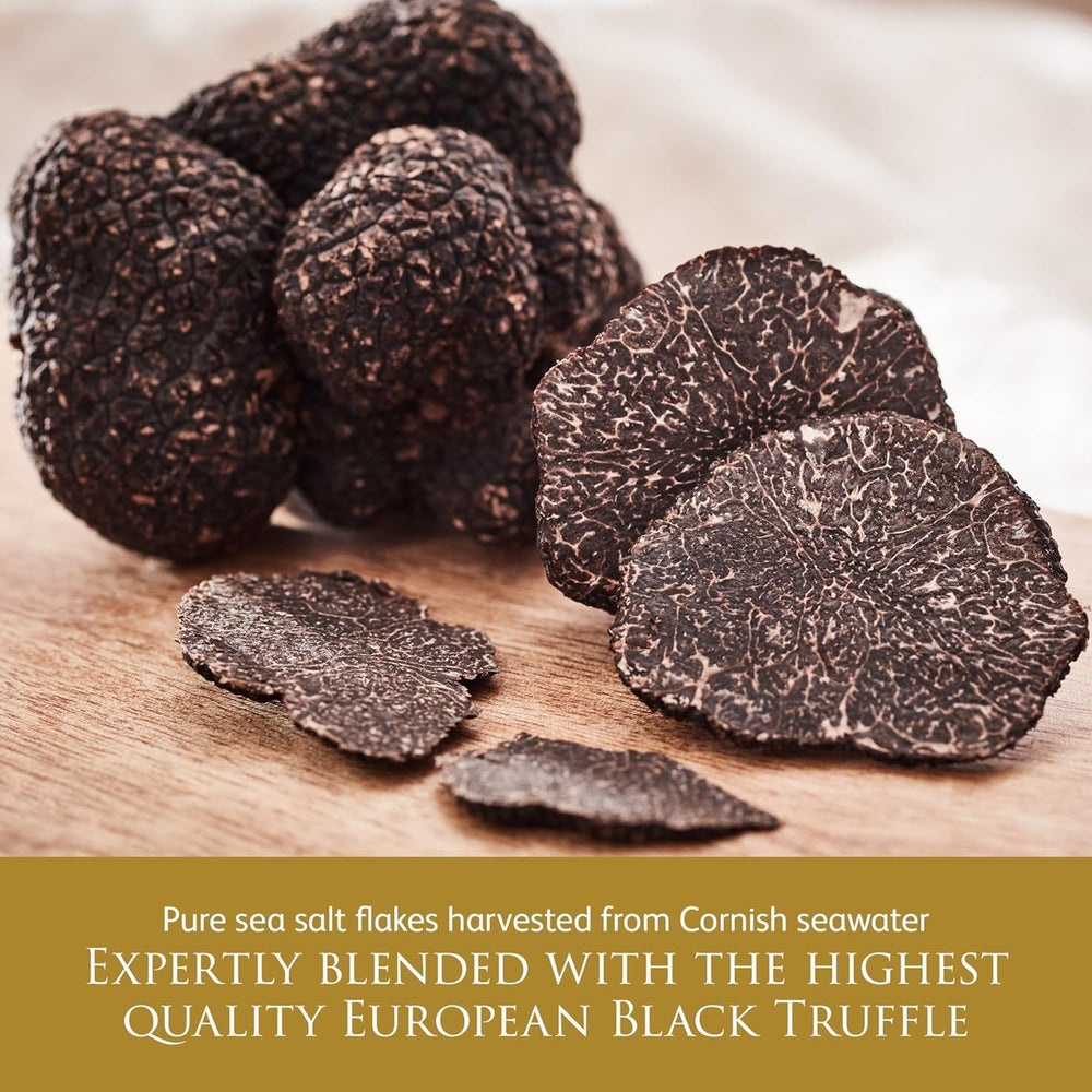 Black truffle pieces in flakes by TruffleHunter enhancing aroma