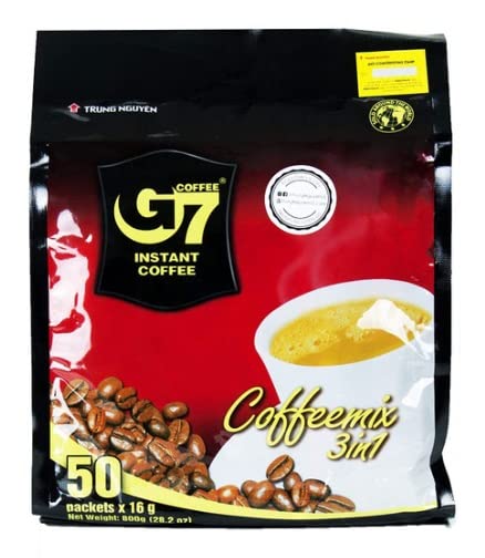 Trung Nguyen G7 powder texture view showing blend for full flavor