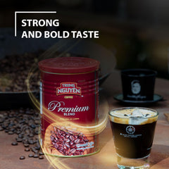 TRUNG NGUYÊN Legend ground coffee texture close-up for consistent extraction