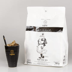 Trung Nguyen finely milled instant coffee powder close-up highlighting rich texture and aroma