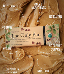 Truvani close-up of bar texture with nuts and chocolate showing natural ingredients benefit