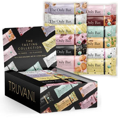Truvani front packaging showing variety pack and organic badge for easy choice