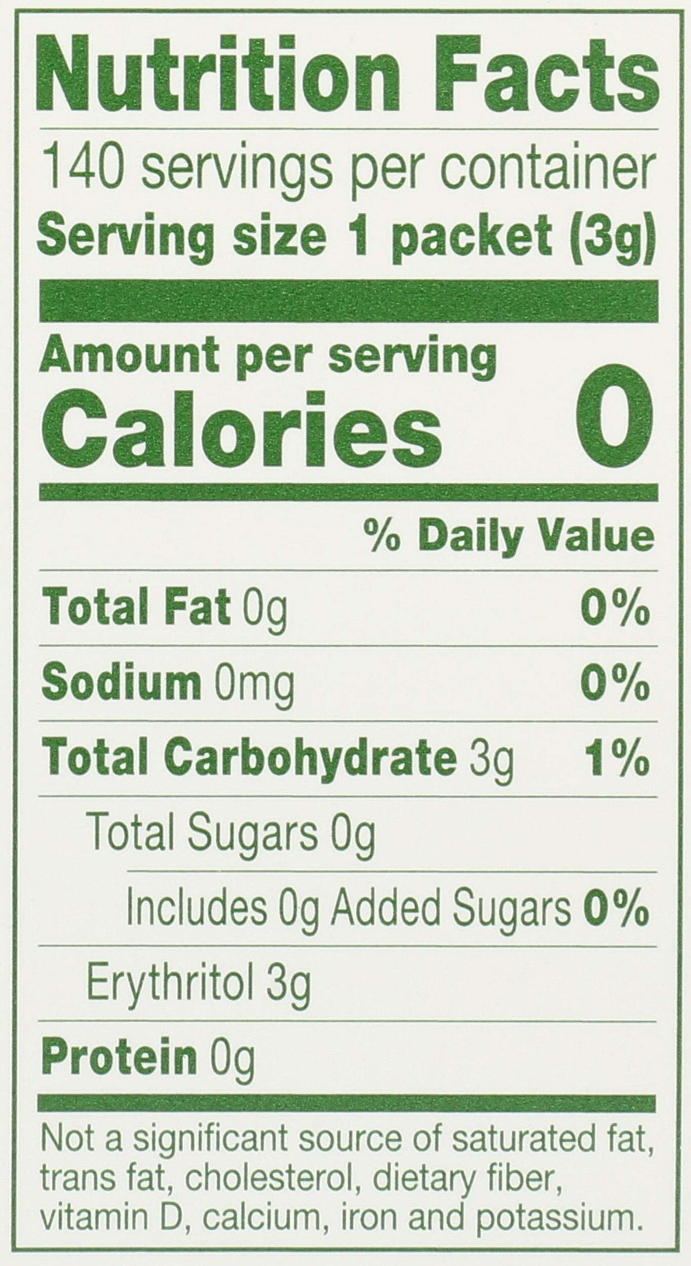 array of Truvia packets spread on surface showing portion control ease