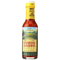 Try Me bottle front label showing branding and spicy appeal for easy identification