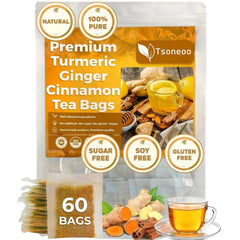 tsoneoo front packaging box showing natural tea blend and benefits