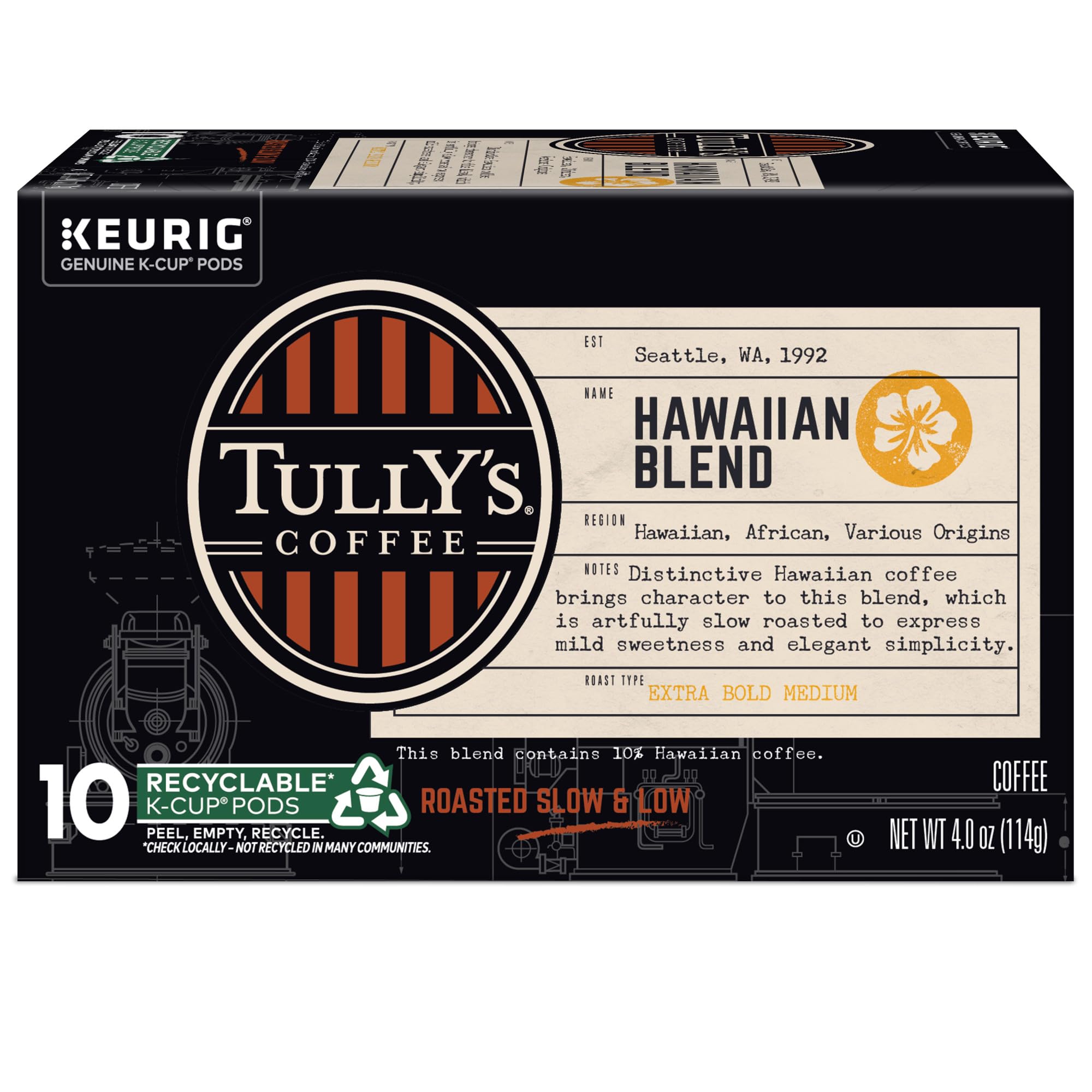 Tully's coffee served with breakfast portraying everyday morning enjoyment