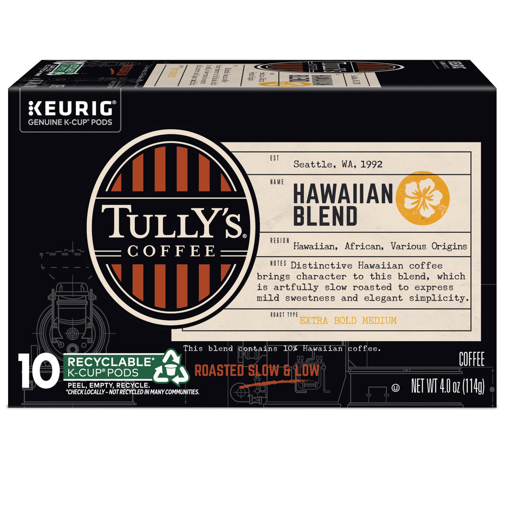 Tully's coffee served with breakfast portraying everyday morning enjoyment