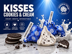 Tundras Hershey Kisses arranged in a festive bowl, ideal for parties and displays
