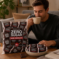 Tundras Hershe'ysZero bowl of individually wrapped bars ready to share at gatherings