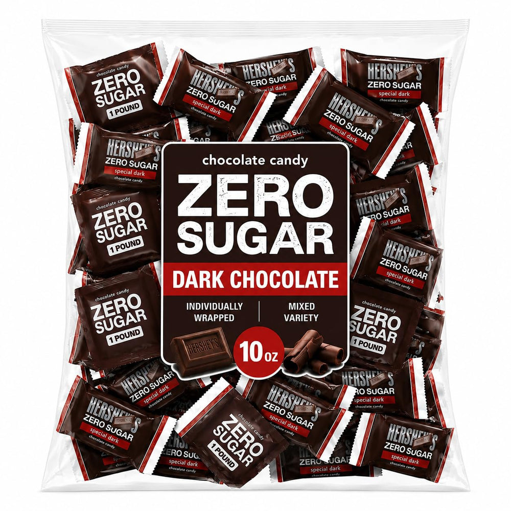 Tundras Hershe'ysZero front packaging showing 30-count bag and variety for easy selection