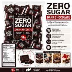 Tundras Hershe'ysZero Special Dark close-up emphasizing richer cocoa and milder sweetness