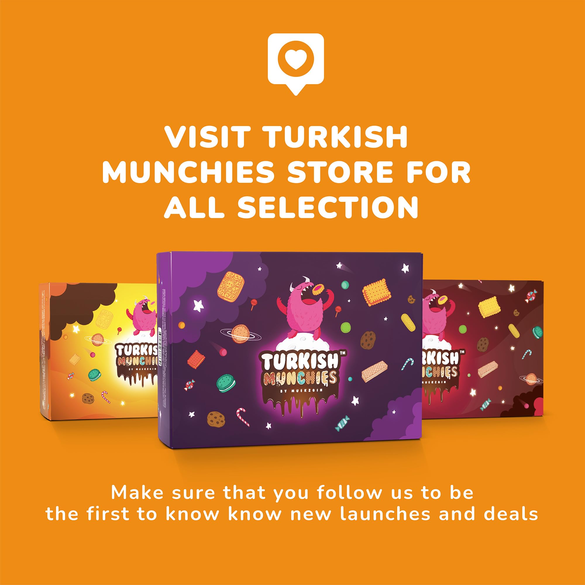 Turkish Munchies gift-wrapped box ready to give offering instant-present benefit