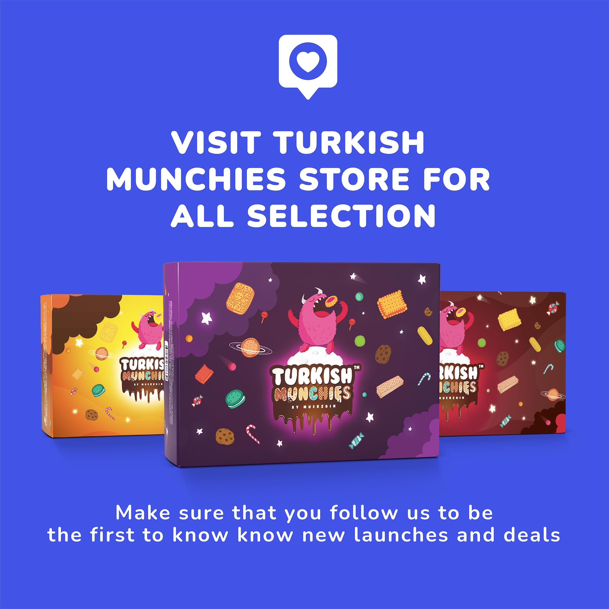 Turkish Munchies wrapped gift-ready box conveying convenience for gifting