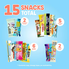 Turkish Munchies open box overhead displaying assorted treats benefit: instant unboxing fun