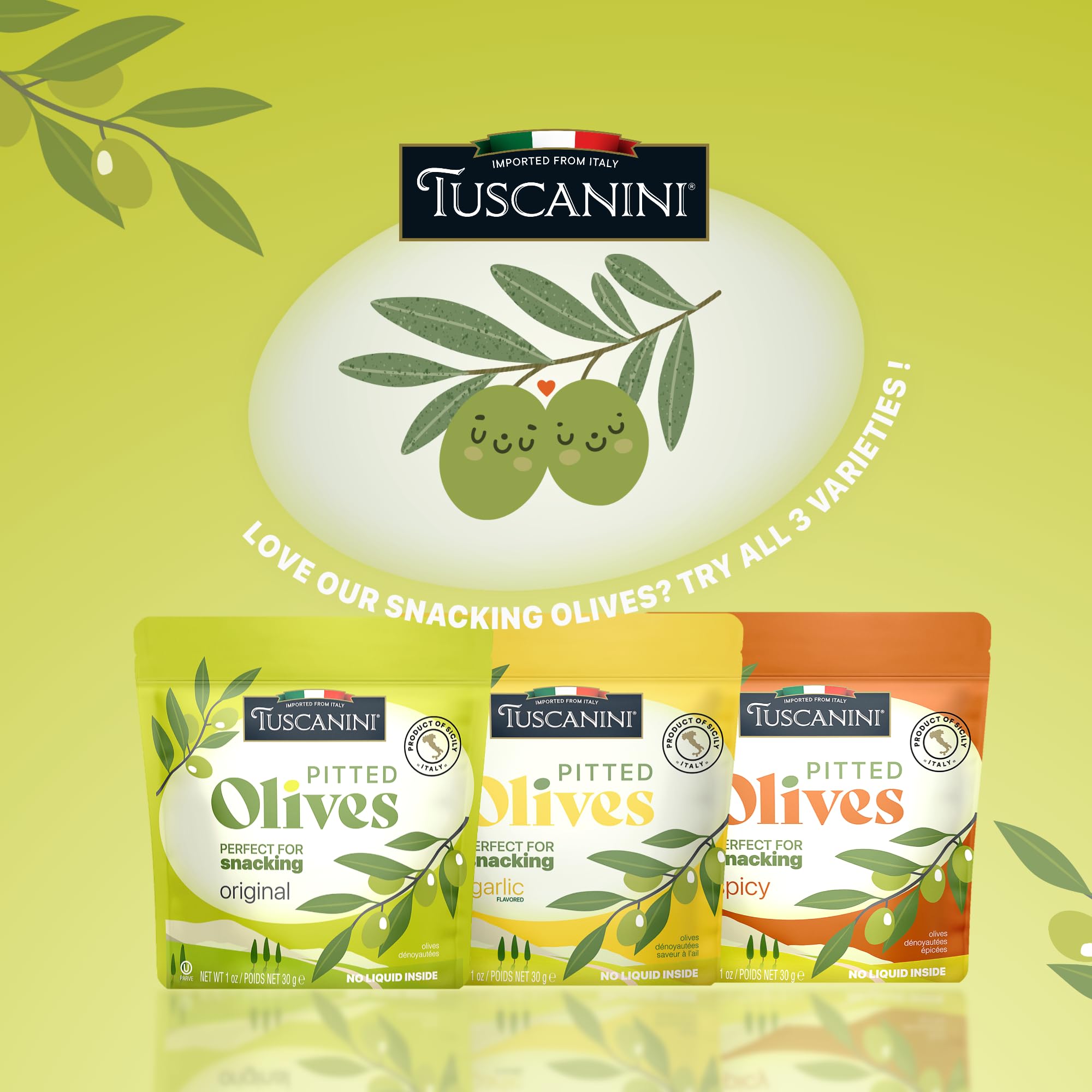 Tuscanini ten-pack arrangement displaying quantity and pantry-ready convenience