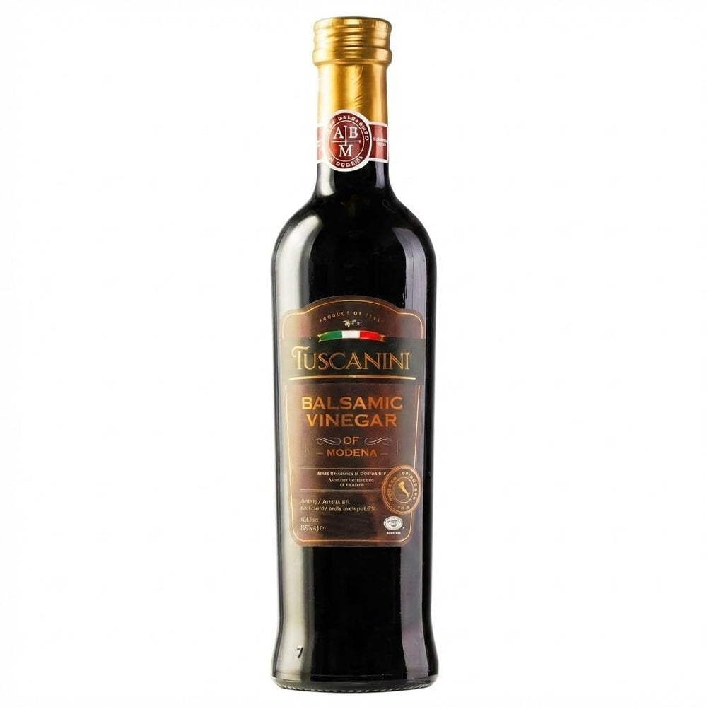 Tuscanini glass bottle front view showing premium presentation and consistent flavor