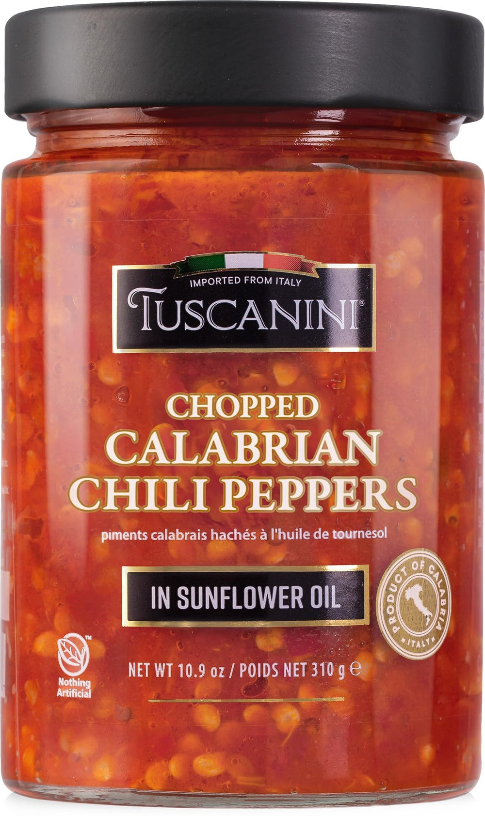 Tuscanini front jar showing product and easy use benefit