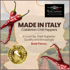 Tuscanini peppers spooned onto pizza adding bold Italian flavor