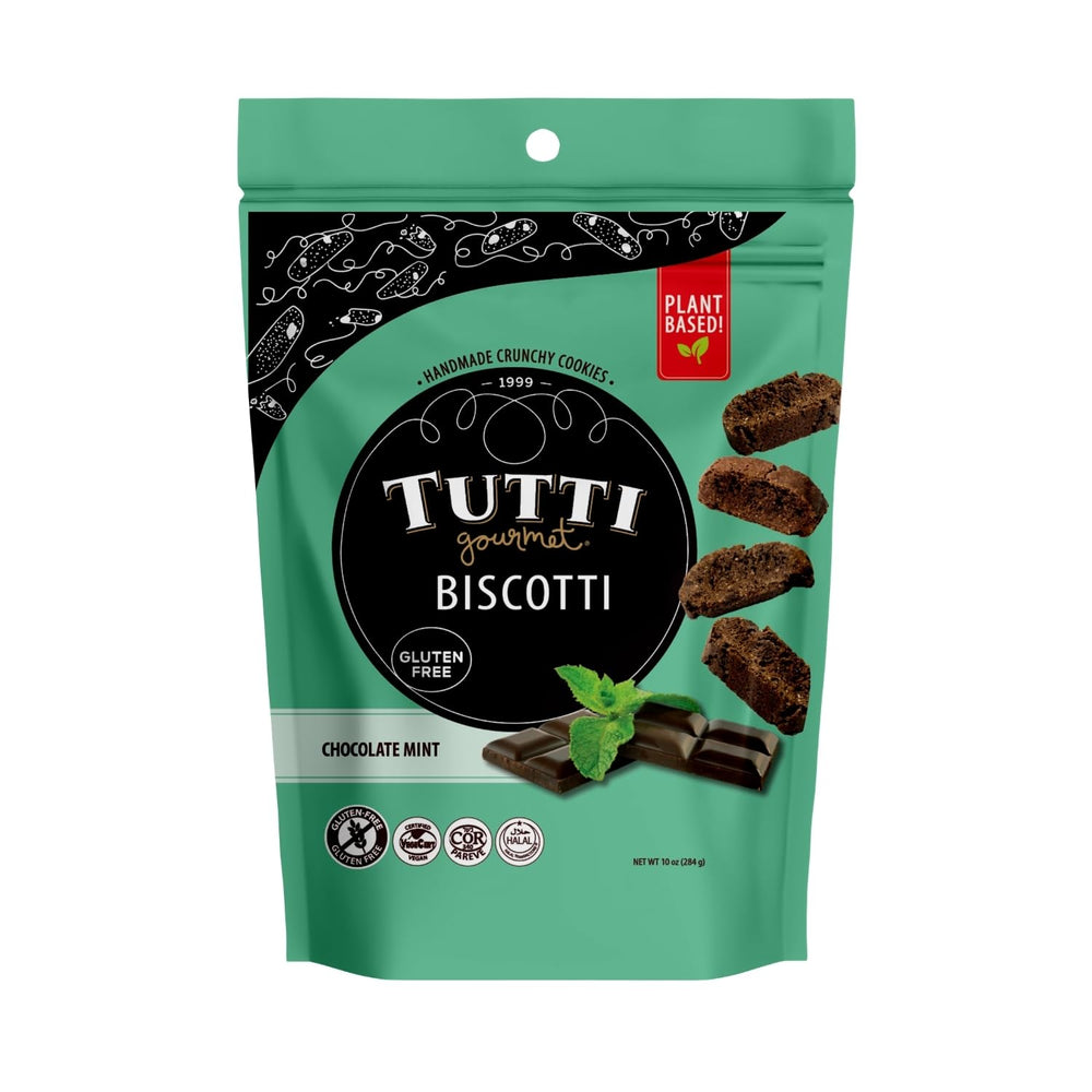 Tutti Gourmet front packaging showing 10oz bag and branding, highlighting convenience