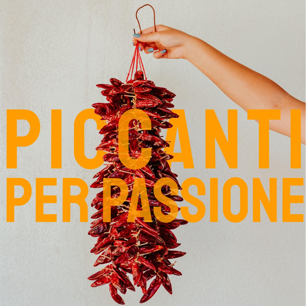 TUTTOCALABRIA chilies with garlic and oil ready for making homemade chili crisp quickly