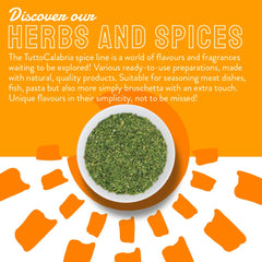 TUTTOCALABRIA flakes sprinkled on pizza showing bright heat and visual appeal