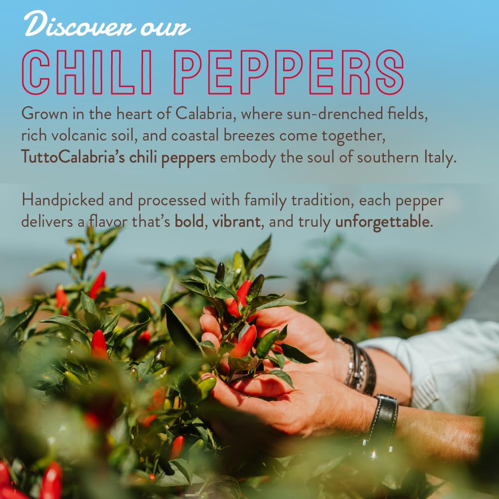 TUTTOCALABRIA peppers served on antipasti platter, adds spicy depth and visual appeal