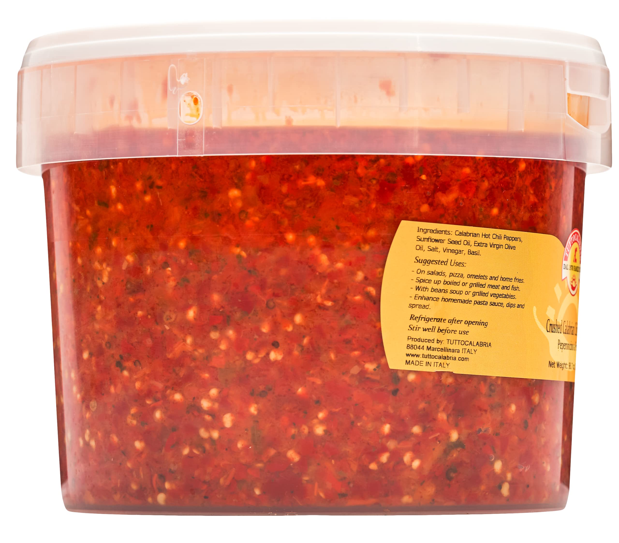 TUTTOCALABRIA spoonful served in bowl ready to use,方便 adds instant spicy flavor benefit