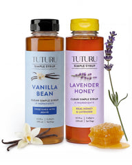 TUTURU front packaging showing both spring syrup bottles and clear labeling for easy selection