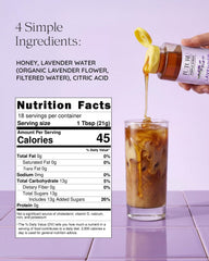 TUTURU Botanical Coffee label close-up showing ingredients and clean-label transparency