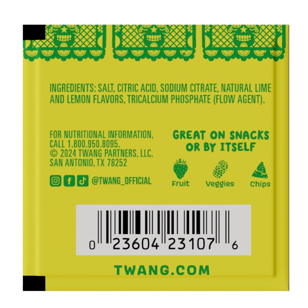Twang dusted on watermelon highlighting bright citrus that enhances sweetness
