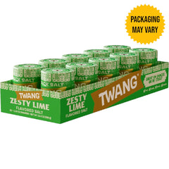 Twang lime shaker closeup highlighting fine texture and shaker holes for even seasoning