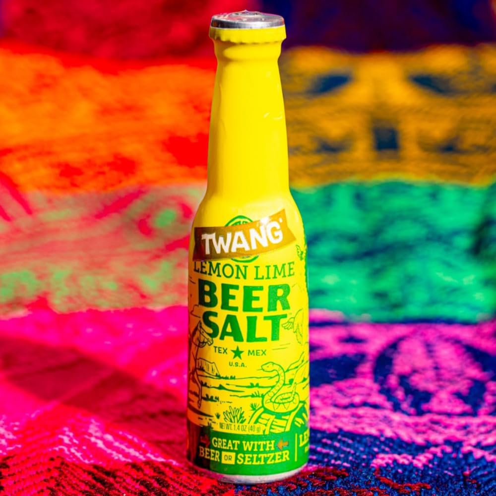 Twang salt texture with visible lime specks highlighting vibrant citrus flavor boost