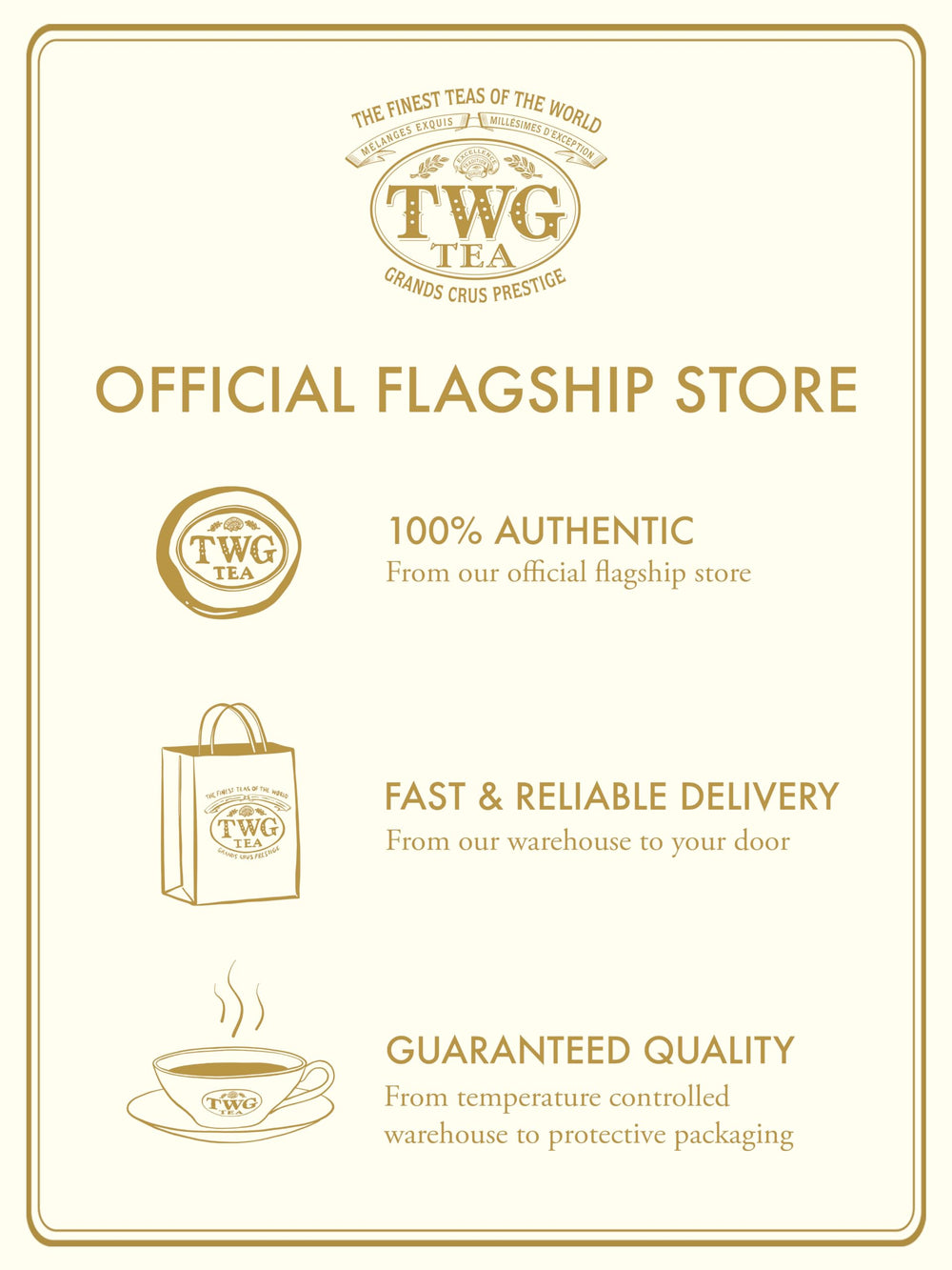 TWG gift set styled on table emphasizing premium presentation and occasion-ready appeal