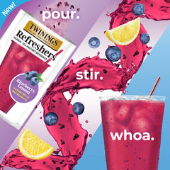 Twinings single-serve packet ready to mix emphasizing portability and quick preparation
