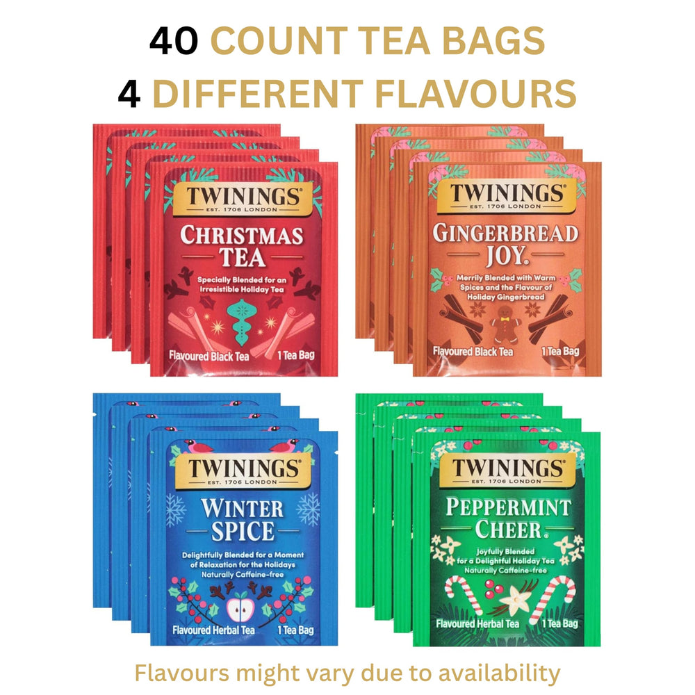 Twinings Christmas Black Tea loose cup close-up highlighting rich, warming flavor