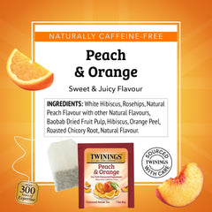 Twinings brewed cup served hot with steam showing comforting fruity flavour and warmth