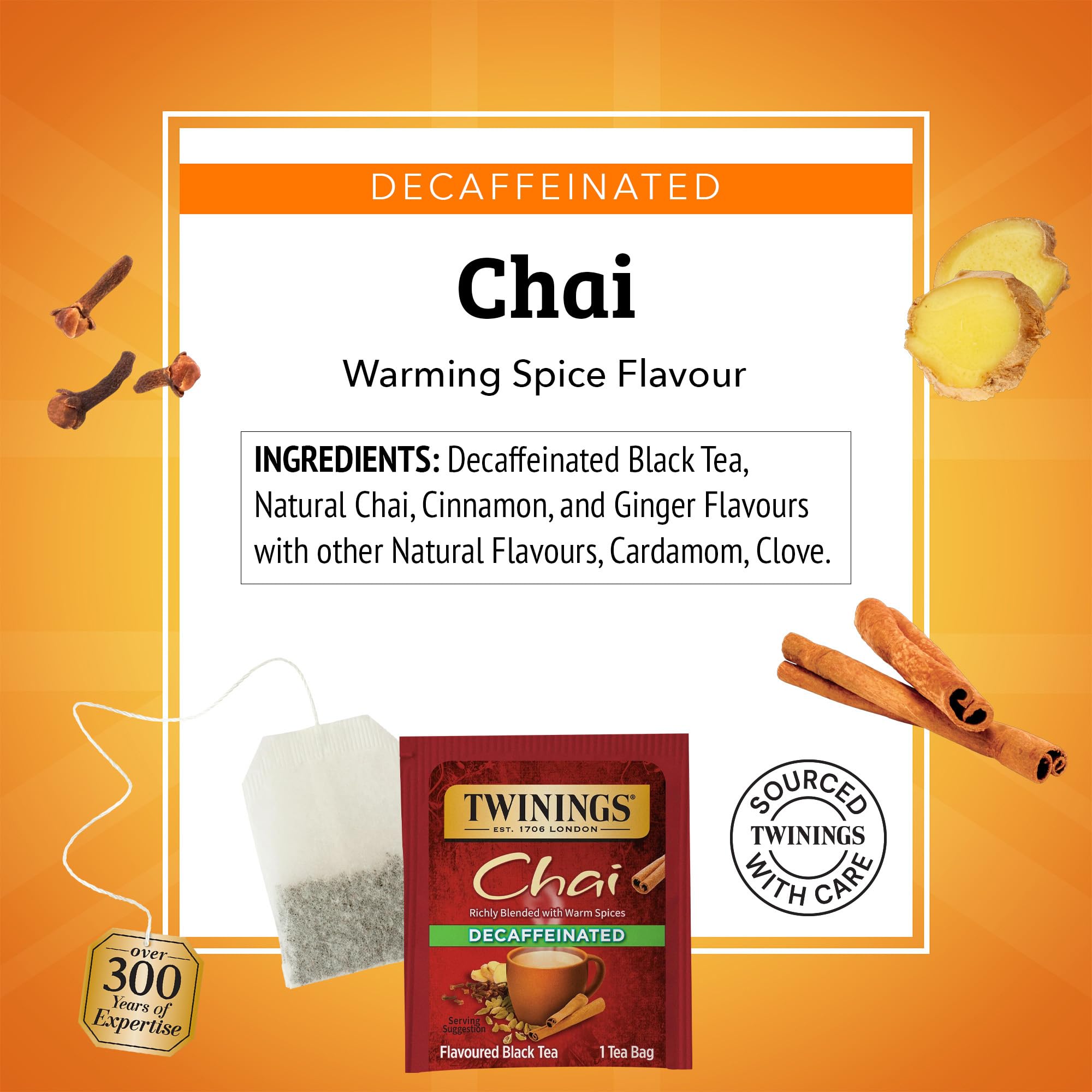 Twinings hot cup being poured, showcasing cosy warming chai enjoyment
