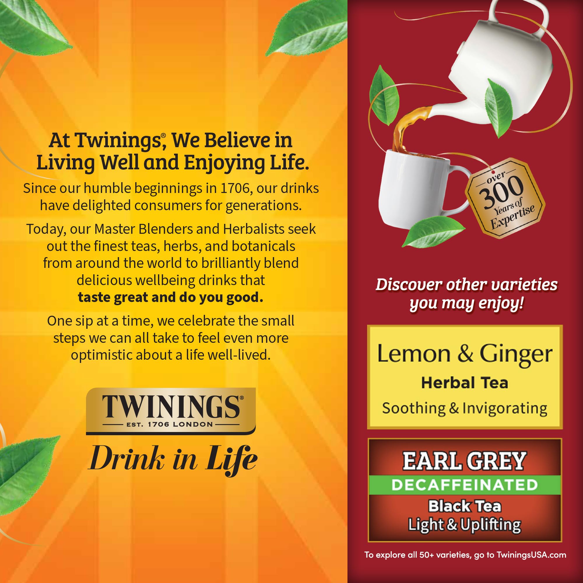 Twinings iced chai in a glass with ice, illustrating refreshing cold-brew option