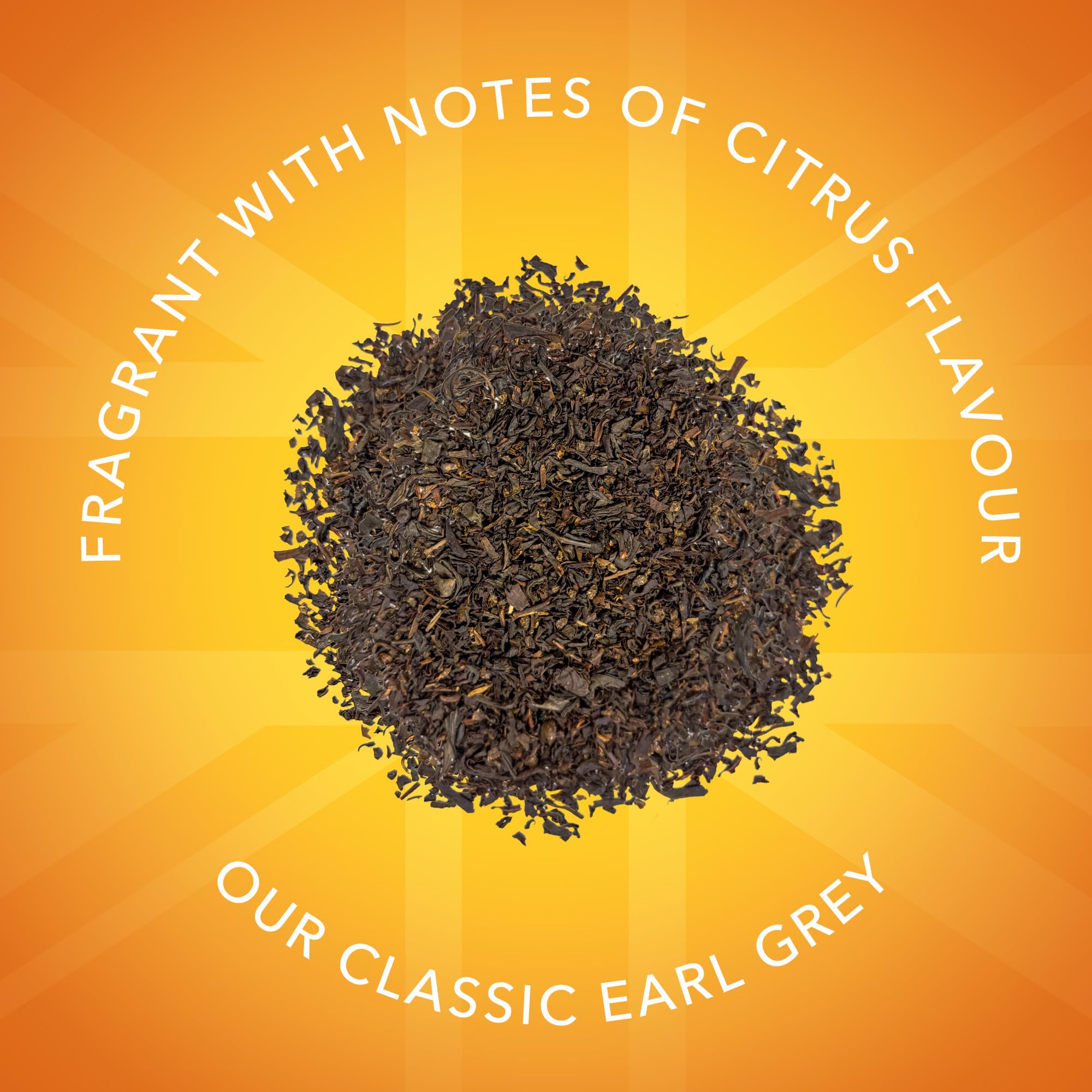 Twinings loose leaves close-up revealing tea texture and quality aroma