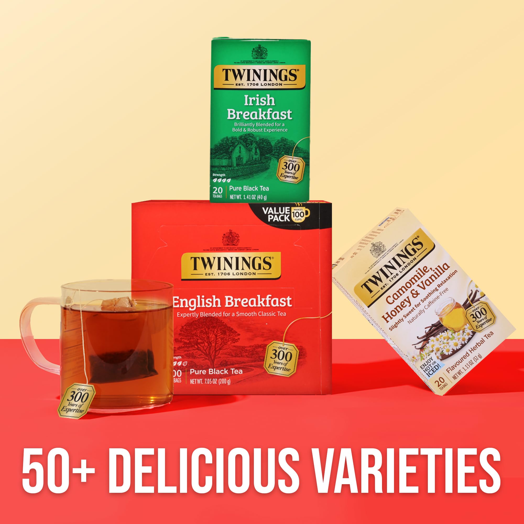 Twinings tea on a breakfast table highlighting convenience and enjoyability at home
