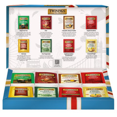 Twinings front packaging showing classic collection and gift-ready design benefits gifting