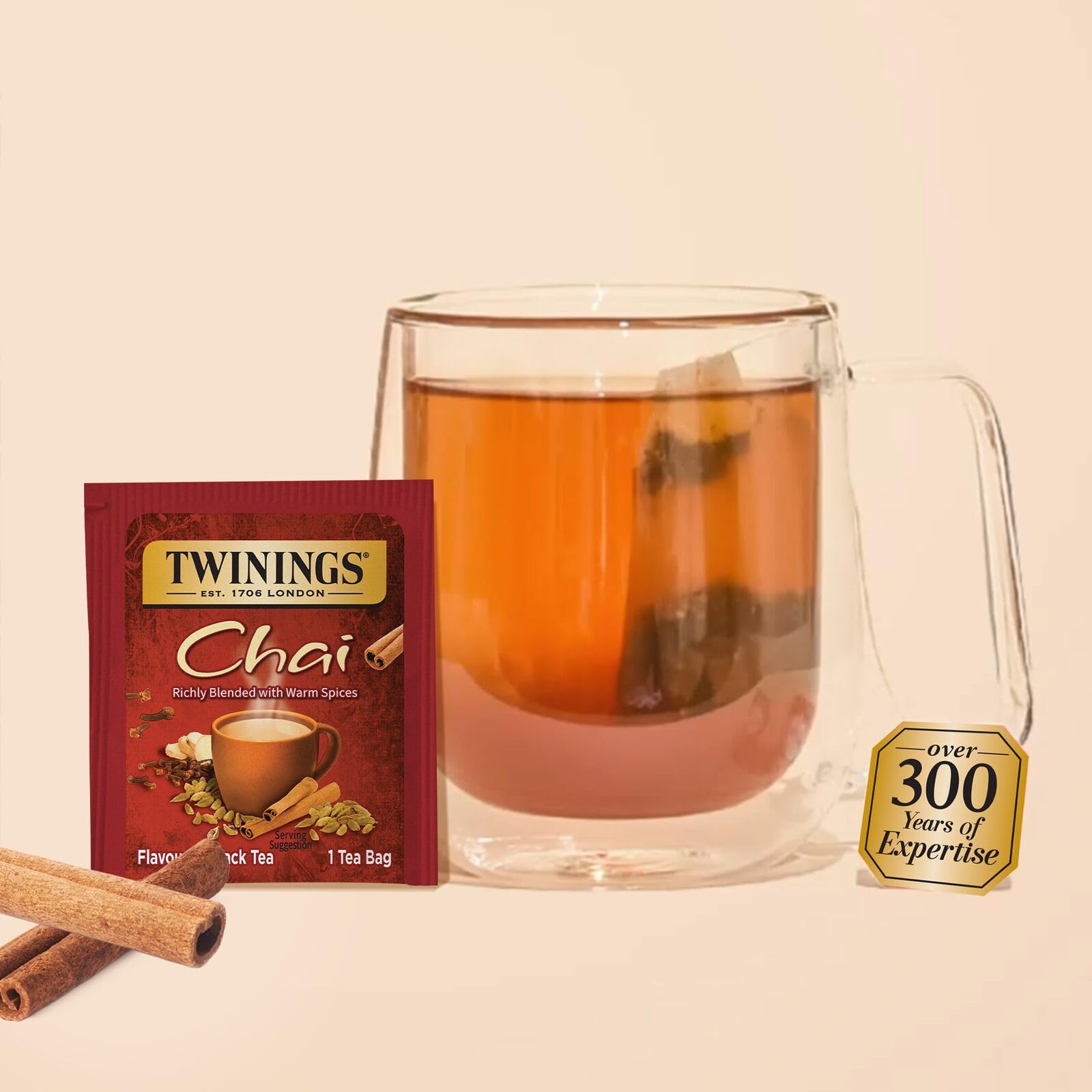Twinings box styled as a gift on a table to inspire giving ideas