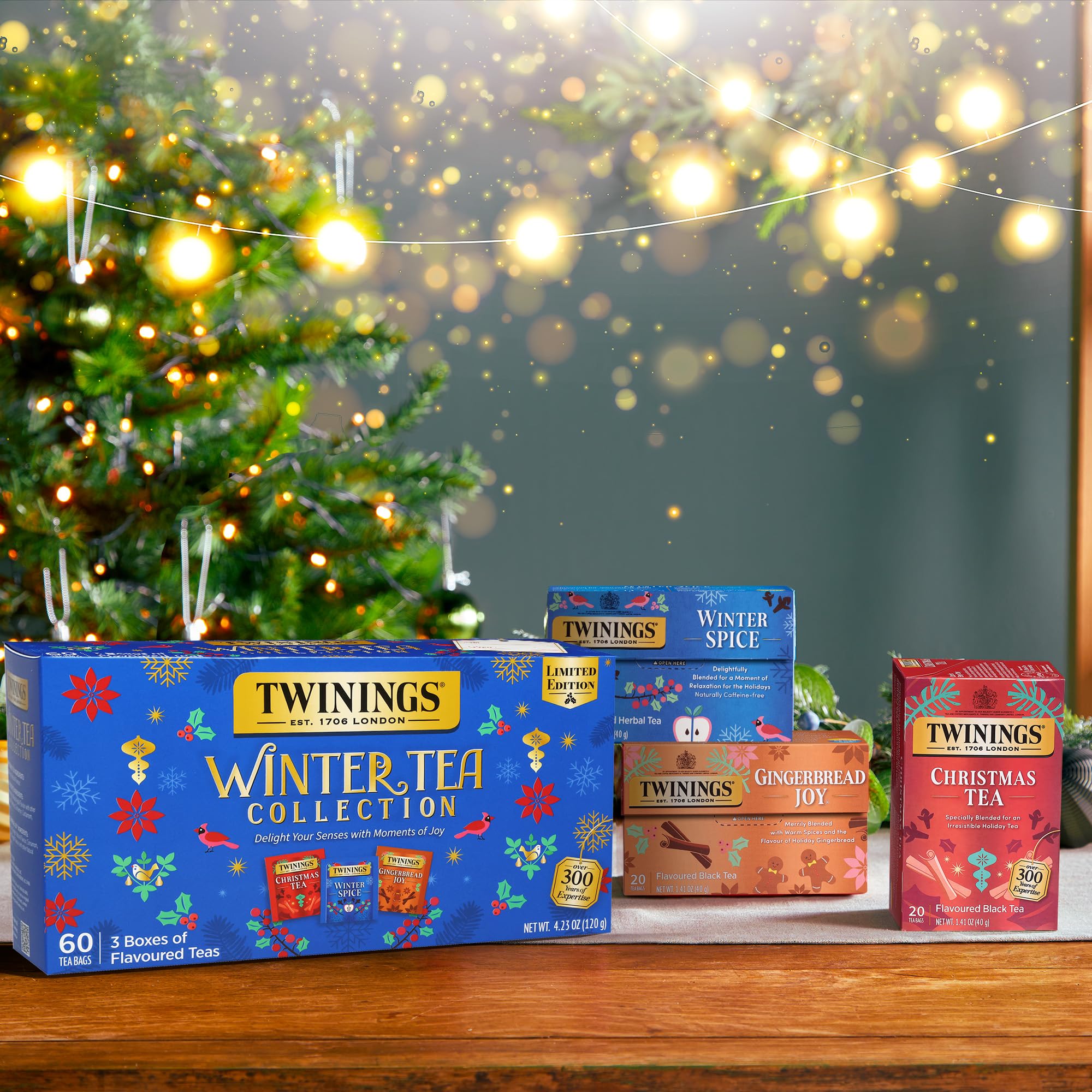 Iced Twinings winter tea in pitcher and glasses illustrating refreshing cold brew option