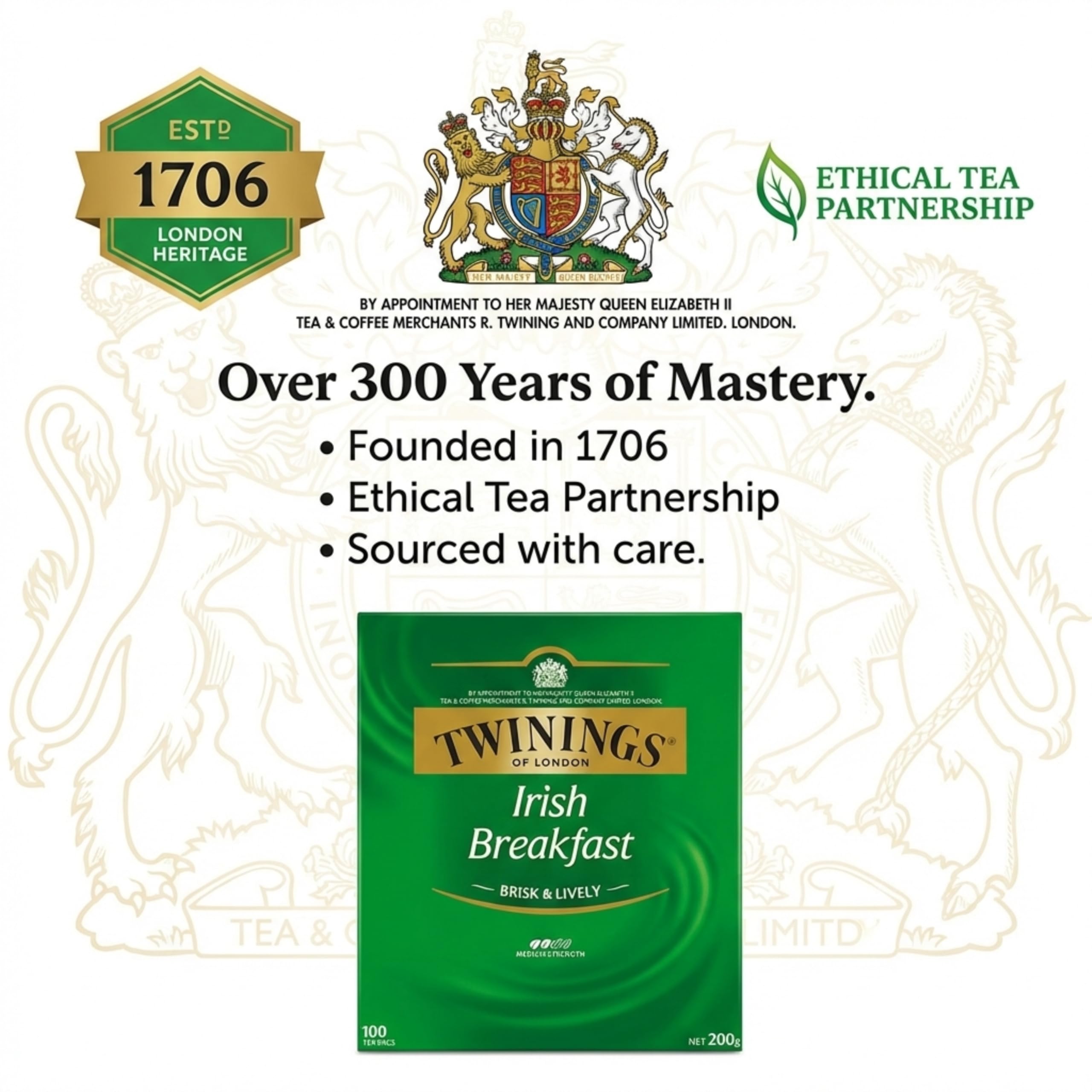 Twinings label and ingredients close-up offering transparency and brand trust