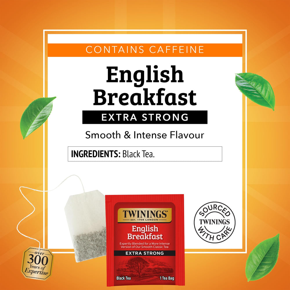 Twinings loose blend detail showcasing Assam and Kenyan leaves