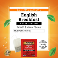 Twinings loose blend detail showcasing Assam and Kenyan leaves