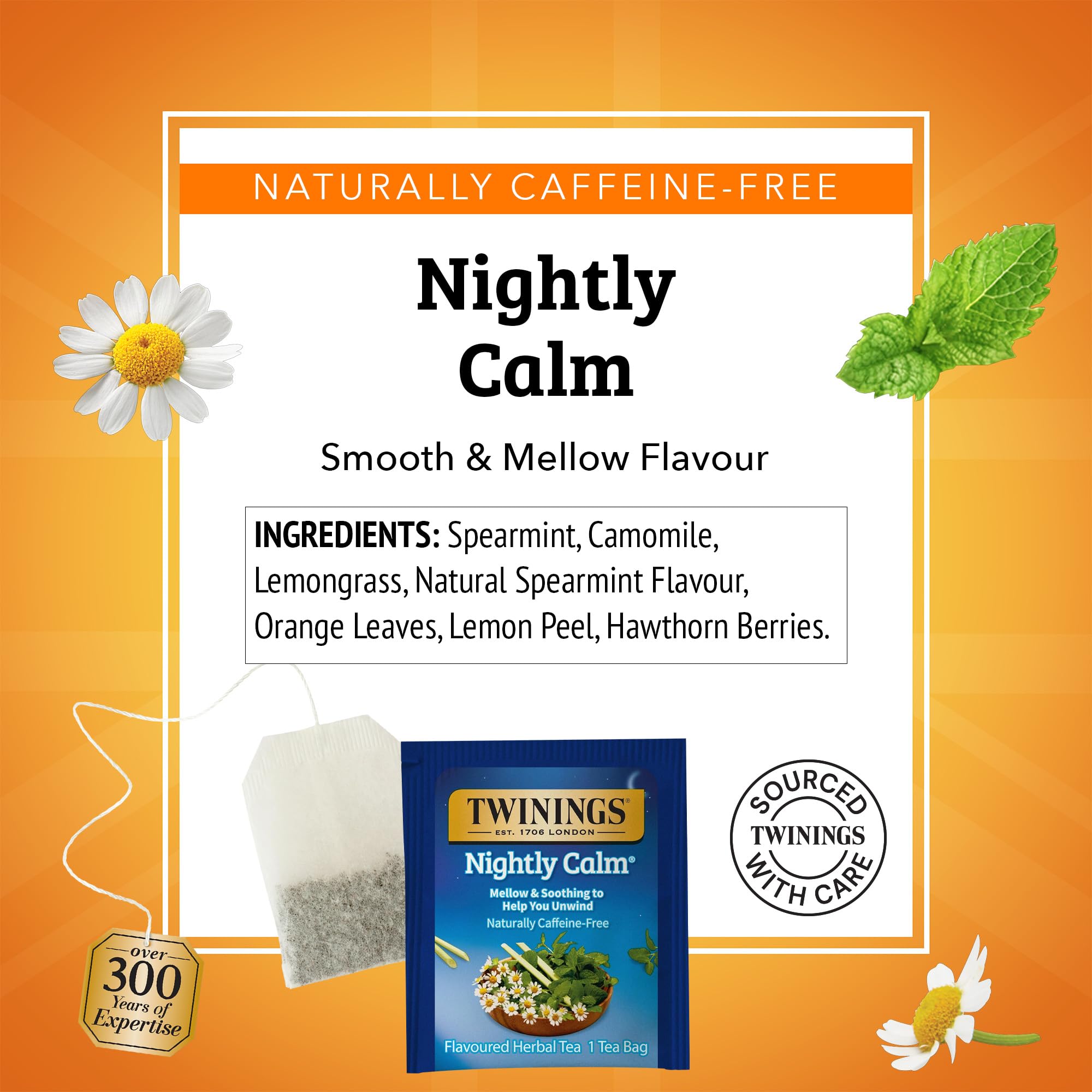 Twinings Nightly Calm iced tea in a pitcher with ice, showing refreshment and serving option