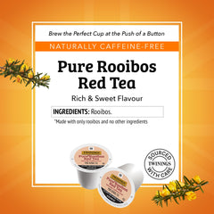 close-up of a Twinings Pure Rooibos K-Cup pod showing filter and easy-use benefit