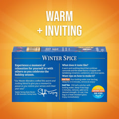 Twinings individually wrapped tea bag displayed for fresh portable brewing convenience