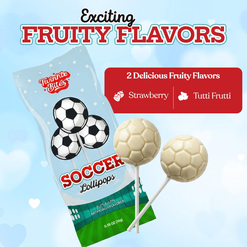 Twinkle Bites lollipops held in hand showing scale and convenient single-serve size